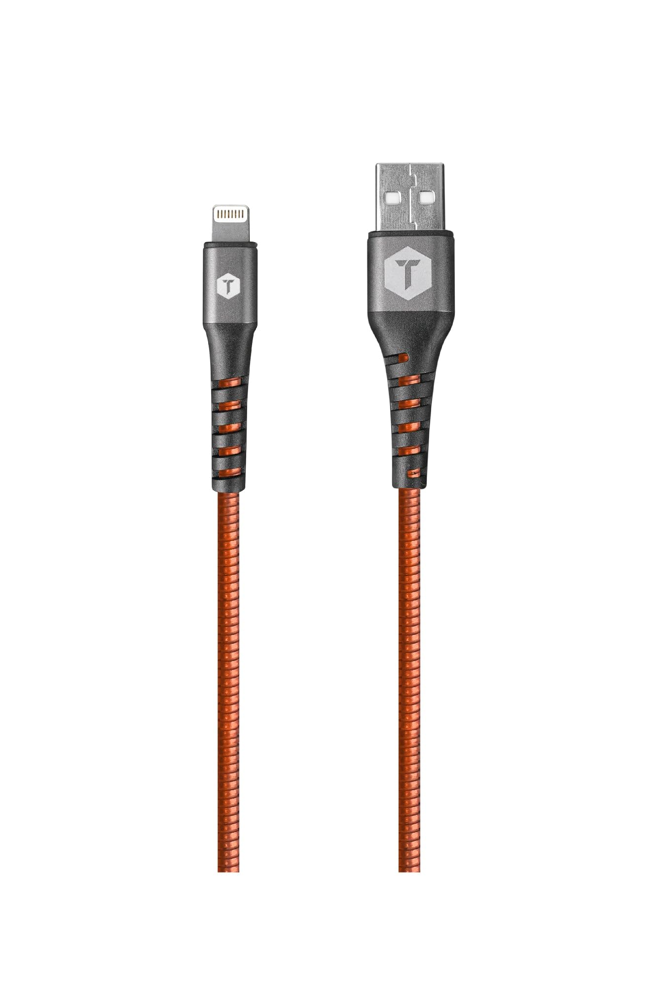 ToughTested Lightning to USB Cable 2FT – MFi Certified iPhone Fast Charger Cord, ArmorFlex Braided, 3AMPS Fast Charging Compatible iPhone 14 13 12 11 Pro Max X XS XR 8 7 6 Plus and More