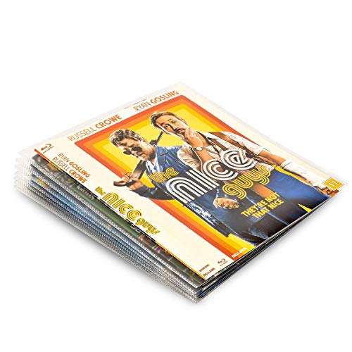 Tarifold Blu-Ray Disc Protective Sleeve with Closing Flap and Space for Cover – 50/Pack (10283) 2