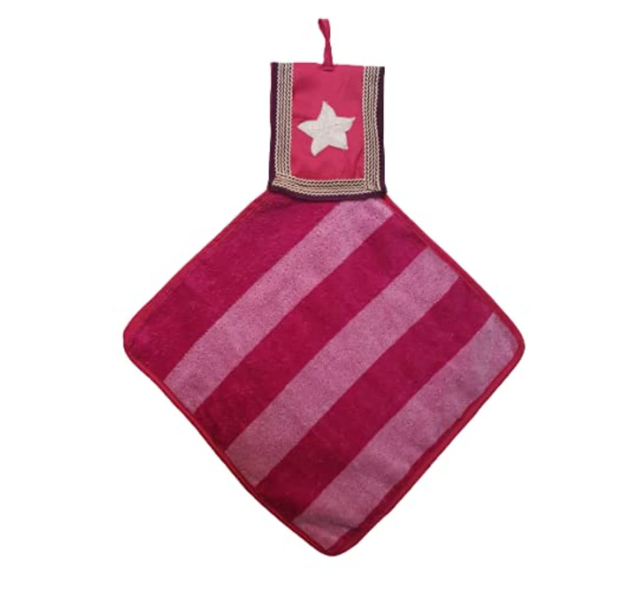 kashviproducts Gorgeous Washbasin Towel, Square Double Sided, Elegant Look,, 100% Cotton, GSM 400, Super Absorbent, Ultra Soft, Suitable for Washbasin & Kitchen (Multi Color+ Printed) Set of 6 4