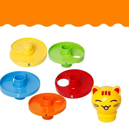 LFOEwpp7 Ball Drop Tower, 5 Layer Roll Swirling Tower Toddler Baby Development Educational Toy, Children Fun Learning at Home School Christmas Birthday Gift 3