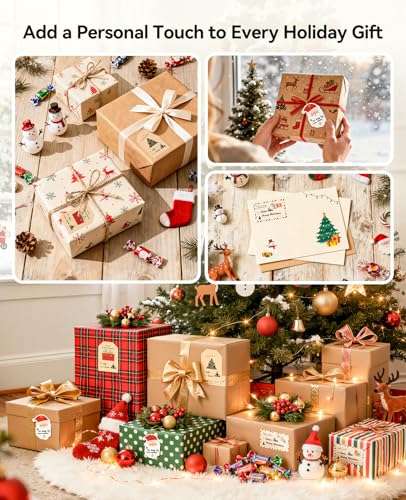 NIIMBOT B21 Label Maker Inkless Bluetooth Label Printer, 2 Inch Portable Thermal Label Machine for Small Business, Address, Logo, Clothing, Mailing, Candles, Jewelry, Sticker Printer for Gift, Red 2