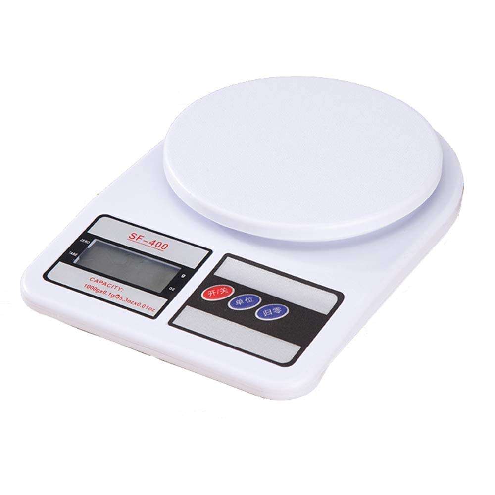 Stuffzone SF400 Electronic Kitchen Digital Weighing Scale, Multipurpose (White, 10 Kg)