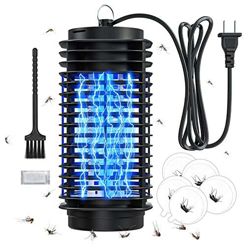Bug Zapper Outdoor and Indoor, Insect Fly Trap, Fly Zapper Mosquito Killer with High Powered UV LED Light, Flying Insect Trap Plug-in for Home, Backyard, Patio, Camping 1