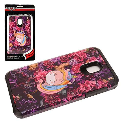 Z-GEN - Galaxy J3 2018 J3 Star/Achieve/Aura/Orbit, Sol3, Express Prime 3, Amp Prime 3, J3 V J3V 3rd Gen J337 - Hybrid Case for Samsung + Tempered Glass Screen Protector - CF1 Navy Blue 6