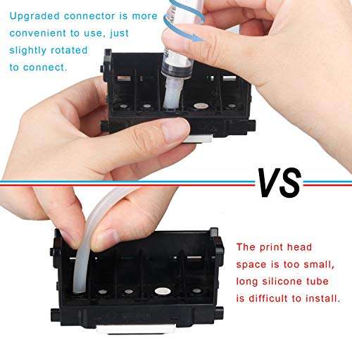 TBTeek Inkjet Print Head Cleaner for 902 564XL Ink Cartridges Work with Officejet 6968 6978 4620 Photosmart 5520 6510 6520 7520 7510 7525 DeskJet 3520 3522 Printer Cleaning Kit - 100 ml 4
