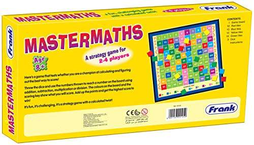 Frank Mastermaths Board Game for Kids above 8+ Years - Fun & Challenging Brain Booster Games | Educational Games for Focus and Memory 5
