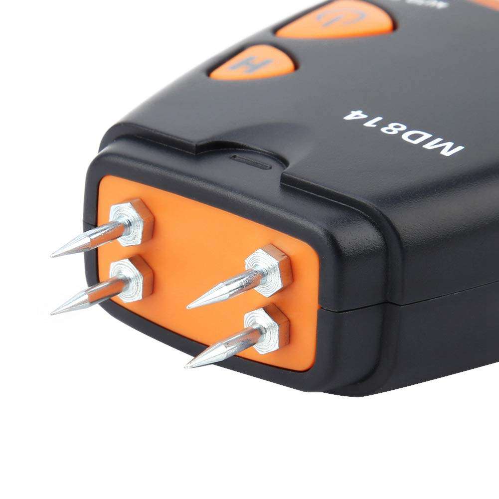 CICIN Wood Moisture Meter LCD Display, Digital Wood Moisture Meter Humidity Tester Measuring Detector (Batteries Not Included) 2