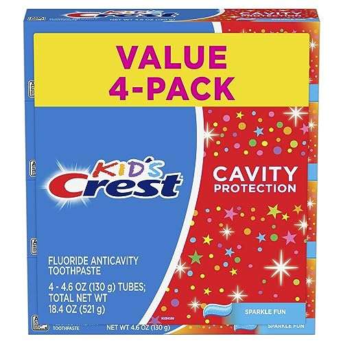 Crest Kid's Sparkle Fun Toothpaste Cavity Protection 2.7oz (3 Pack) 1