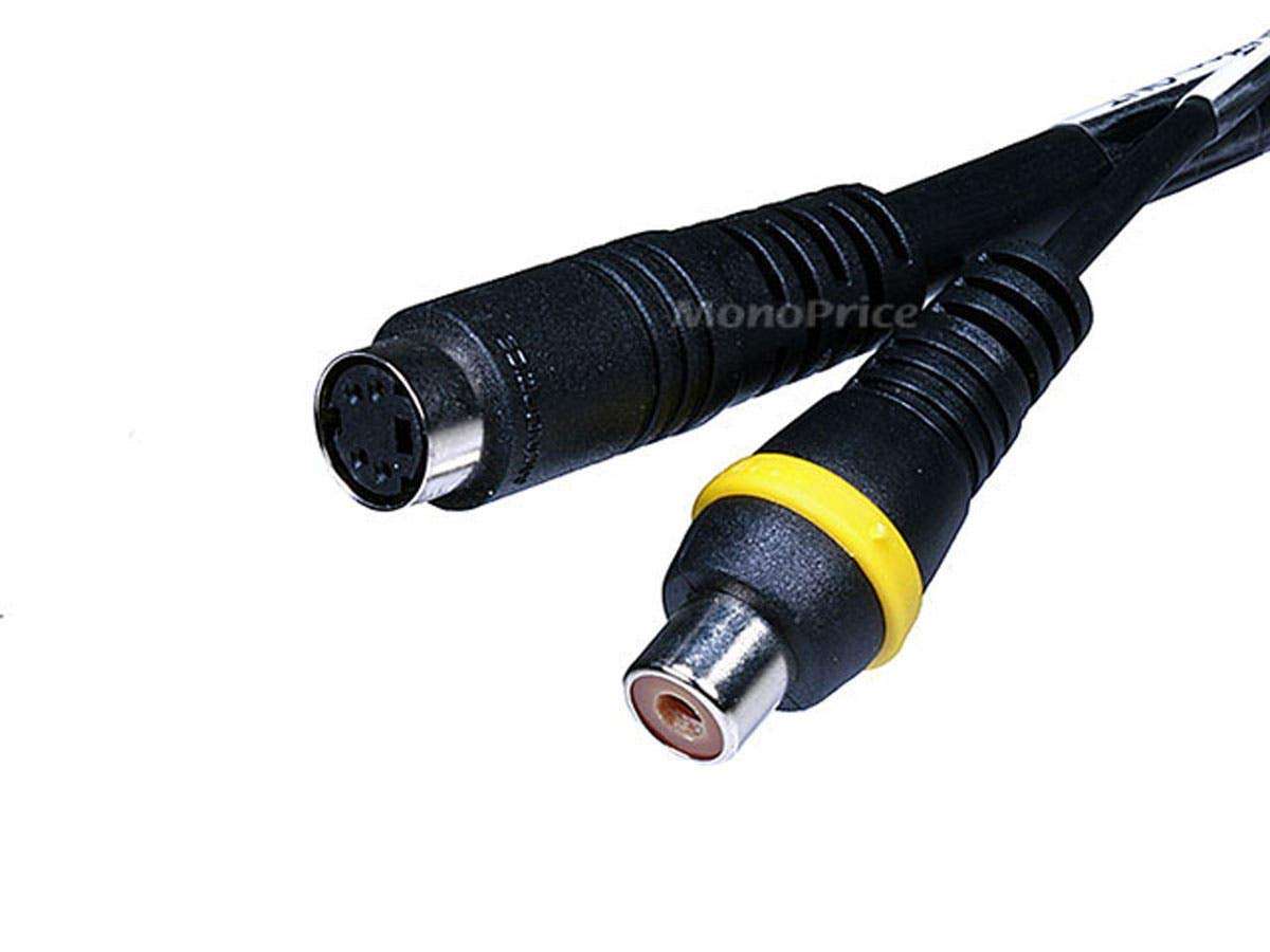 Monoprice 102509 VGA to S-Video/RCA (Composite) Adapter Cable, Black 3