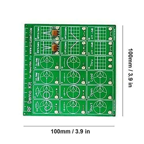 Filter Attenuator,Seesii RF Demo Kit NanoVNA RF Tester Board Filter Attenuator for NanoVNA-F NanoVNA-H Vector Network Analyzer Kits 3