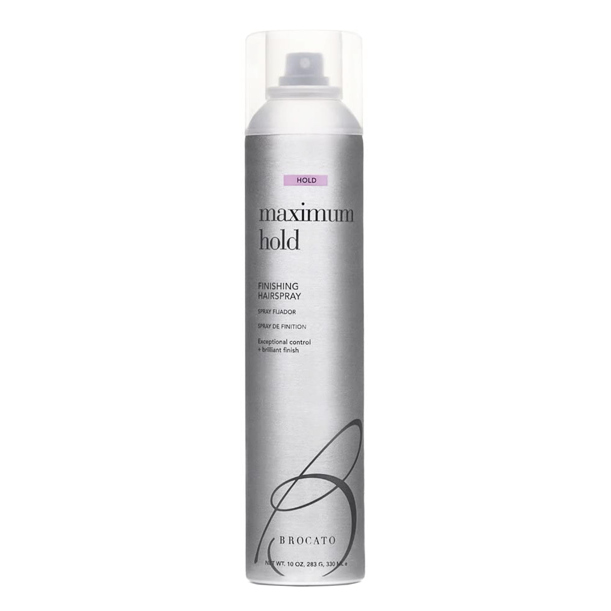 Brocato Maximum Hold Finishing Hairspray (50% VOC), 10oz | Exceptional Control and Brilliant Finish | For All Hair Styles 1