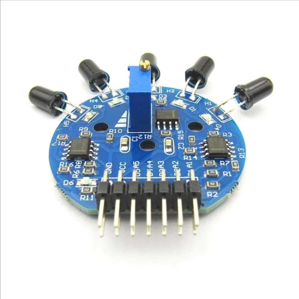 V TELESKY 2PCS Visual Tutorial of Flame Sensor Module Analog Digital Dual Output Fire Extinguishing Robot 1