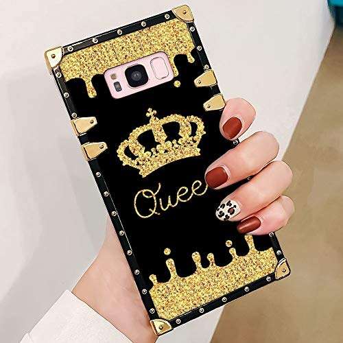 Queen Golden Crown Cell Phone Case Fit Samsung Galaxy S8 (2017) [5.8inch] 2