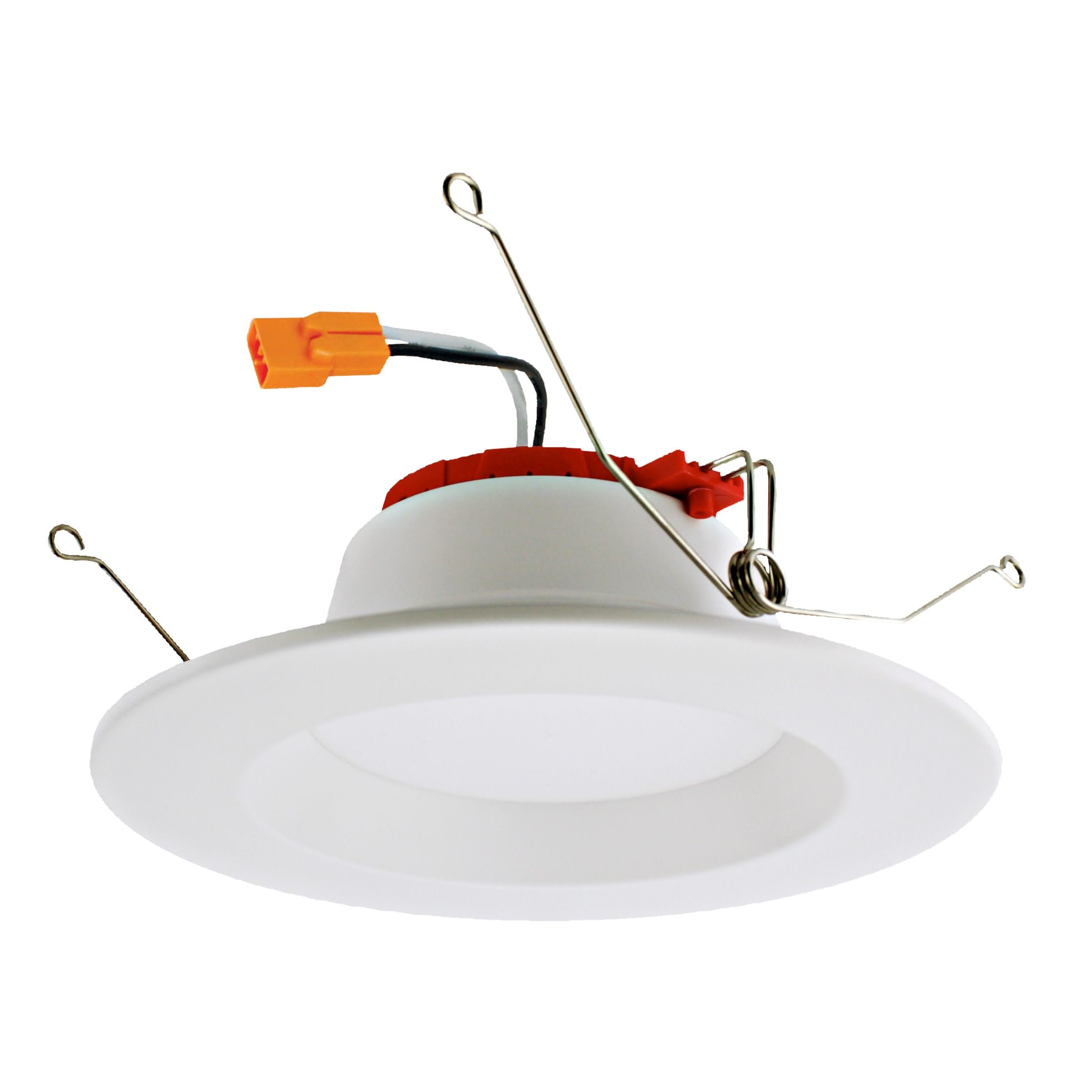 Elco Lighting 5"/6" Retrofit downlight - 5 Color Temperature Switch LED Reflector Inserts - Round - White finish EL617CT5W