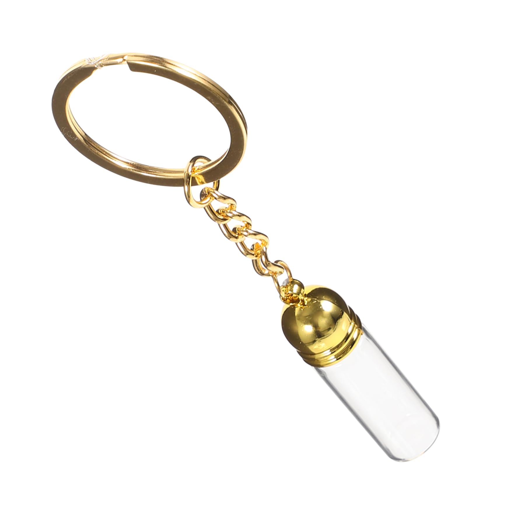 WRITWAA Glass Bottle Pendant Perfumes Key Fob Mini Refillable Perfume Bottle Perfume Travel Refillable Keychain Bottle Keychain Pendant Small Perfume Miss Lobster Clasp Zinc Alloy Portable 1