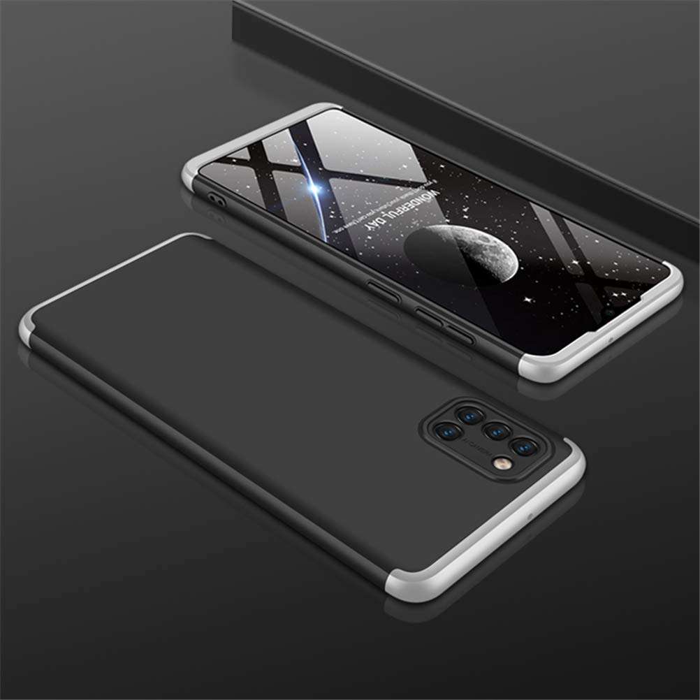 Compatible with Samsung Galaxy A31 Case,3 in 1 Slim Fit Electroplated Shockproof Phone Case Ultra Thin Hard PC Case Coated Non Slip Matte Surface Case Cover for Samsung A31 2