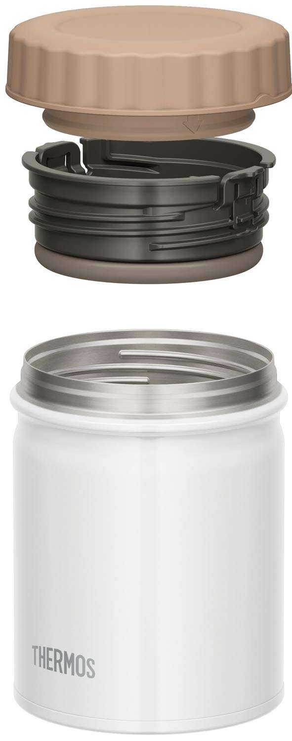 Thermos JBT-500 WH Vacuum Insulated Soup Jar, White, 16.9 fl oz (500 ml) 3