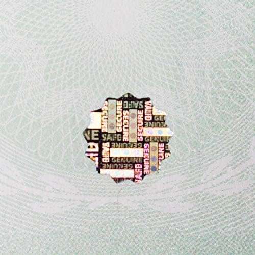 Blank Hologram Premium Computer Checks, Top High Security Laser Checks with Perforated Vouchers, Qty. 500 Blue Green 4