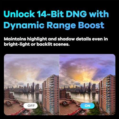 KanDao QooCam 3 Ultra - 8K Waterproof 360 Action Camera with Dual 1/1.7" Sensors, 96MP Photo, HDR, F1.6 Fast Aperture, Built-in GPS, Invisible Selfie Stick, Stabilization, for Travel & Vlog & Sports 6