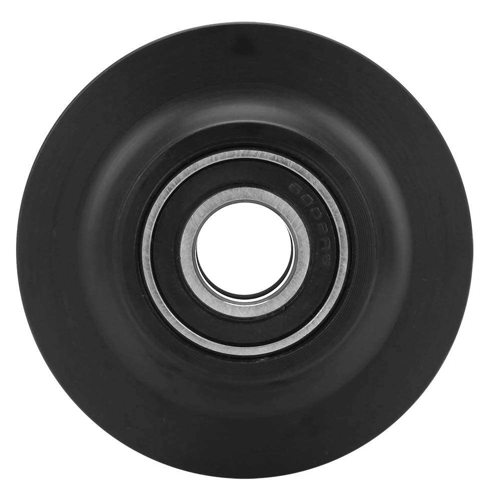 Rosvola Sturdy Barn Door Accessories, Hardware Fittings Sliding Door Hanging Rail Pulley Wheel, Carbon Steel for Sliding Door for Barn Door 1