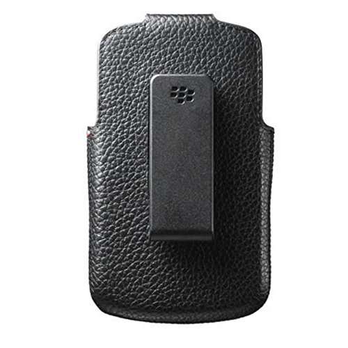 BlackBerry ACC-60088-001 Leather Swivel Holster Case for Blackberry Classic Q20 - Retail Packaging - Black 2