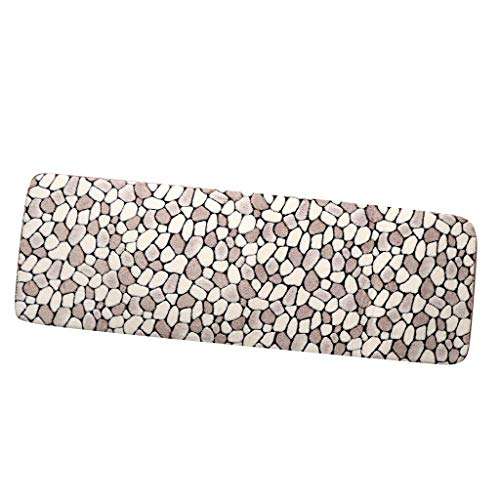 VMS INDIA Bathroom Bath Mat Kitchen Doormat Entrance Rug Floor Carpet Coffee 120x40cm 1