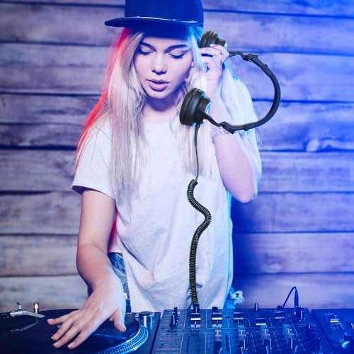 MAONO AU-MH501 Over-Ear Wired Studio Headphones, Stereo Monitor Closed Back Headsets with 50mm Driver and Lightweight Foldable Design for Gaming, Singing, Microphone Recording, Mobile, PC (Black) 3