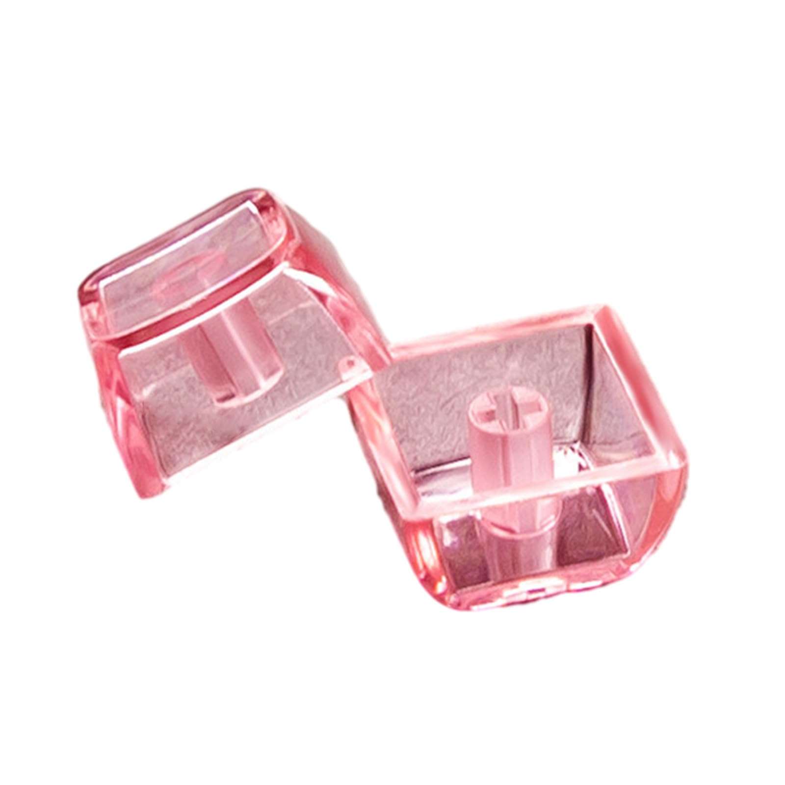 10 PCS Transparent Key Caps XDA Height Blank Key Cap Set Key Caps for Mechanical Keyboard Keycaps Backlit Keycaps Colorful Blank Key Caps 1