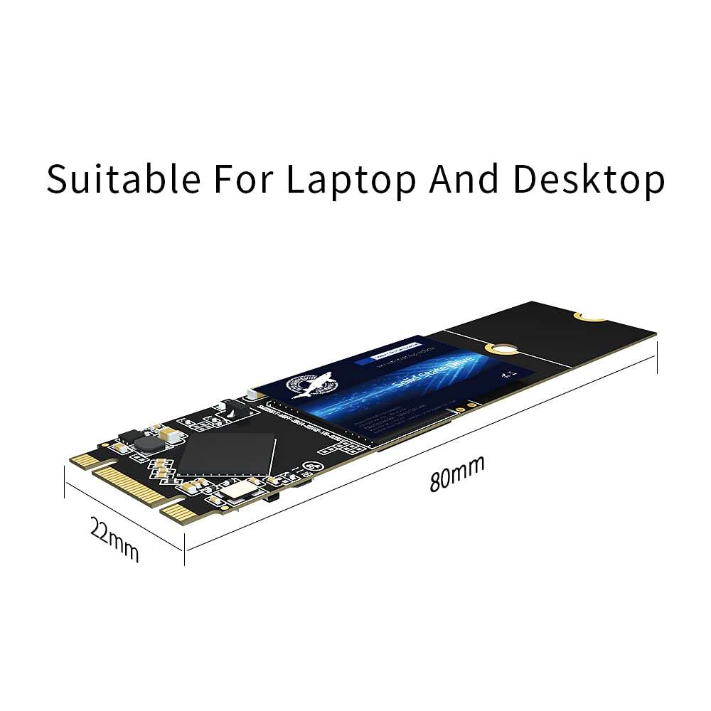 SSD SATA M.2 2280 500GB Dogfish Ngff Internal Solid State Drive High Performance Hard Drive for Desktop Laptop SATA III 6Gb/s Includes SSD 60GB 120GB 240GB 480GB 1TB (500GB M.2 2280) 3