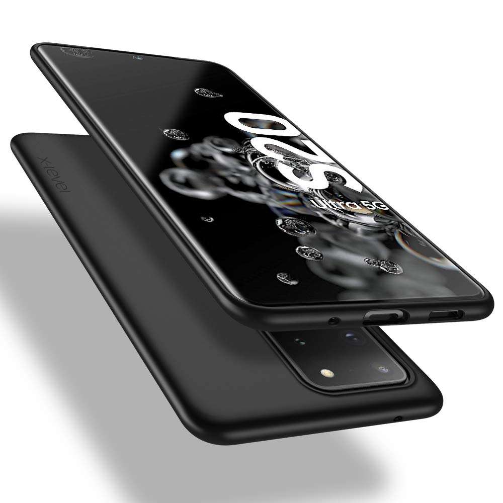 X-level Compatible with Samsung Galaxy S20 Ultra Case/S20 Ultra 5G Case Slim Fit Soft TPU Ultra-Thin S20 Ultra Mobile Phone Cover Matte Finish Coating Case for Samsung Galaxy S20 Ultra/S20 Ultra 5G 1