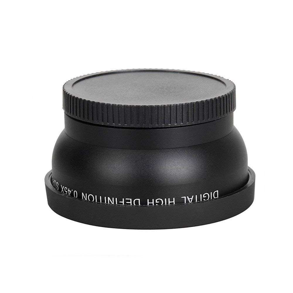 ADIGA 58MM Wide Angle 0.45x Converter Lens with Macro Close-Up Attachment for Rebel T6s,T6i,SL1,T5,T5i,T4i,T3,T3i,T1i,T2i,XSI,XS,XTI,XT,70D,60D,60Da,7D,5D,1D 2