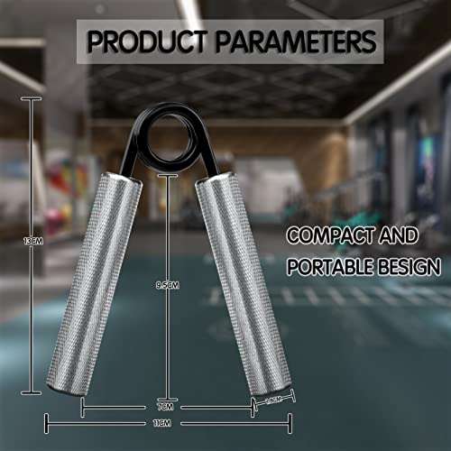 Xzyppci Hand Gripper Set,Heavy Grippers, Grip Strength Trainer 3 Pcs 3