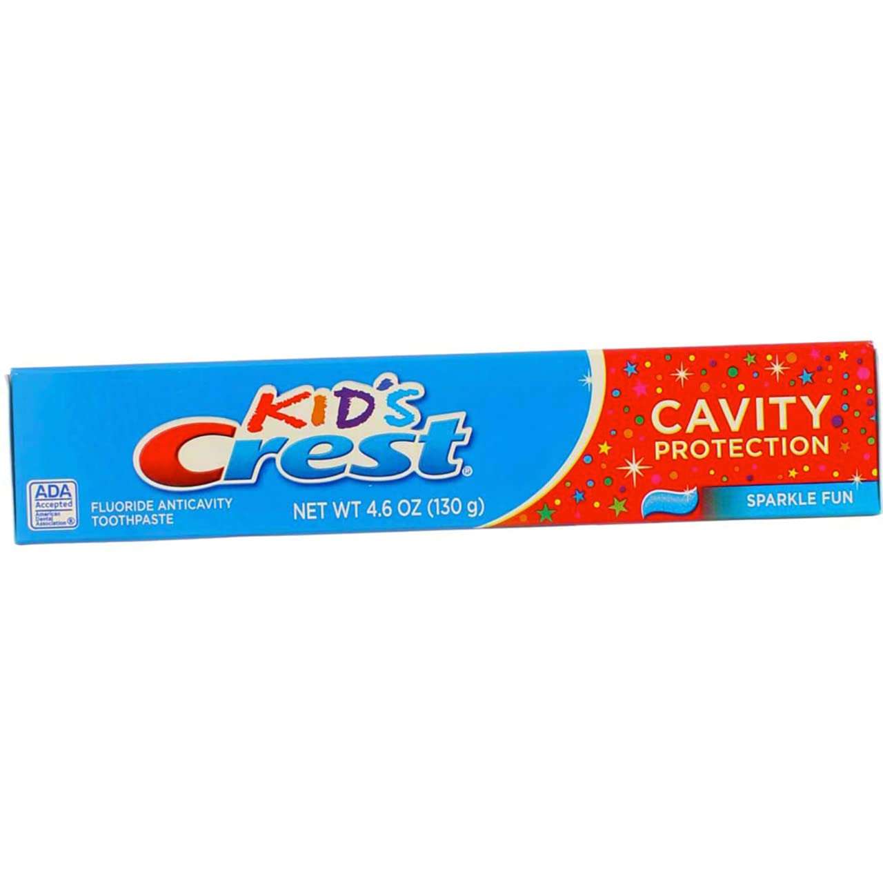 Crest Kids Tube Size Sparkle Fun Cavity Protection Toothpaste, 4.6 Oz 4