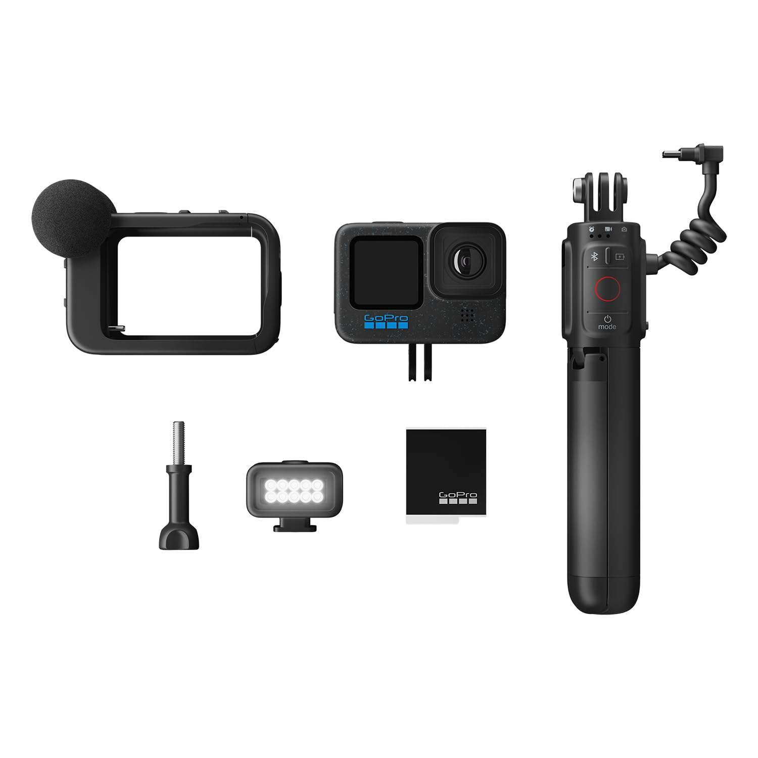 GoPro HERO12 Black Creator Edition - Includes HERO12 Black , Volta (Battery Grip, Tripod, Remote), Media Mod, Light Mod, Enduro Battery, and Carrying Case 3