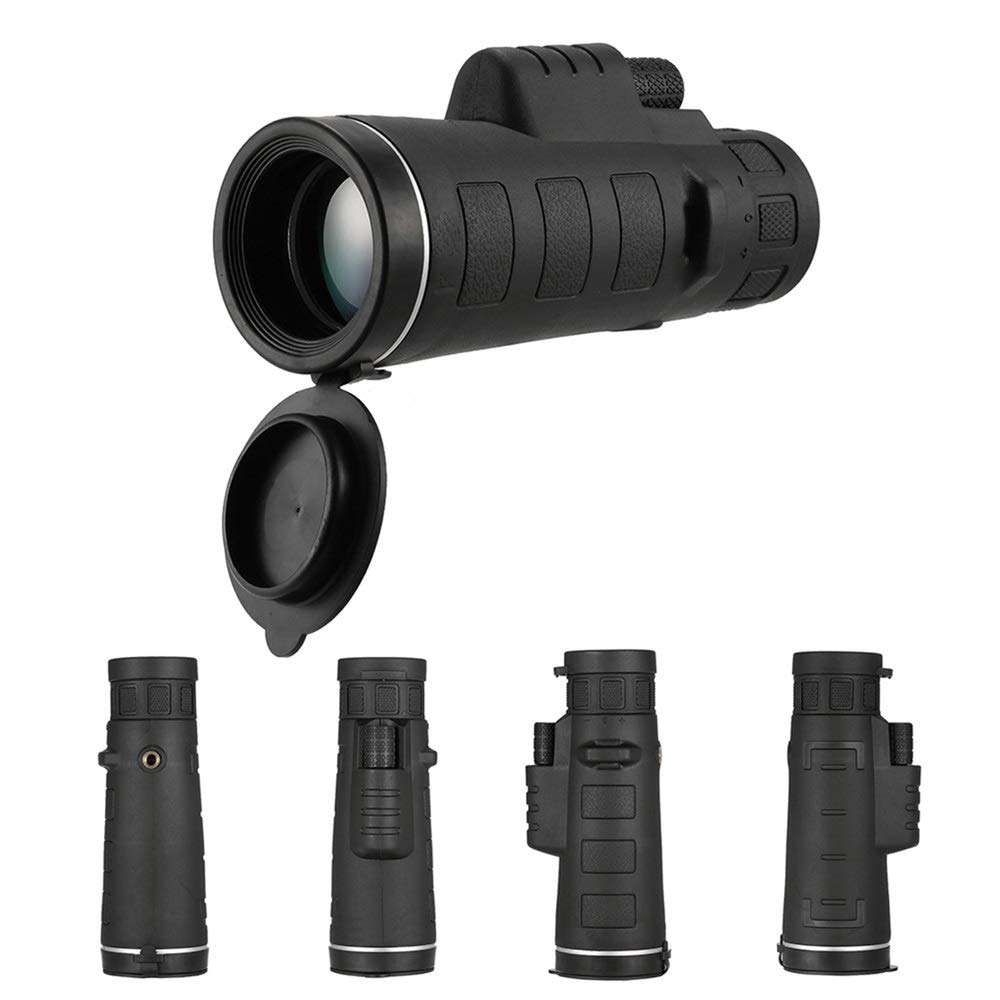 YuxahiugWyj Monoculars, 10x42 Magnification Waterproof High Powered Monocular Single Hand Focus Binoculars Optical Telescope Hunting Spotting Scope 1