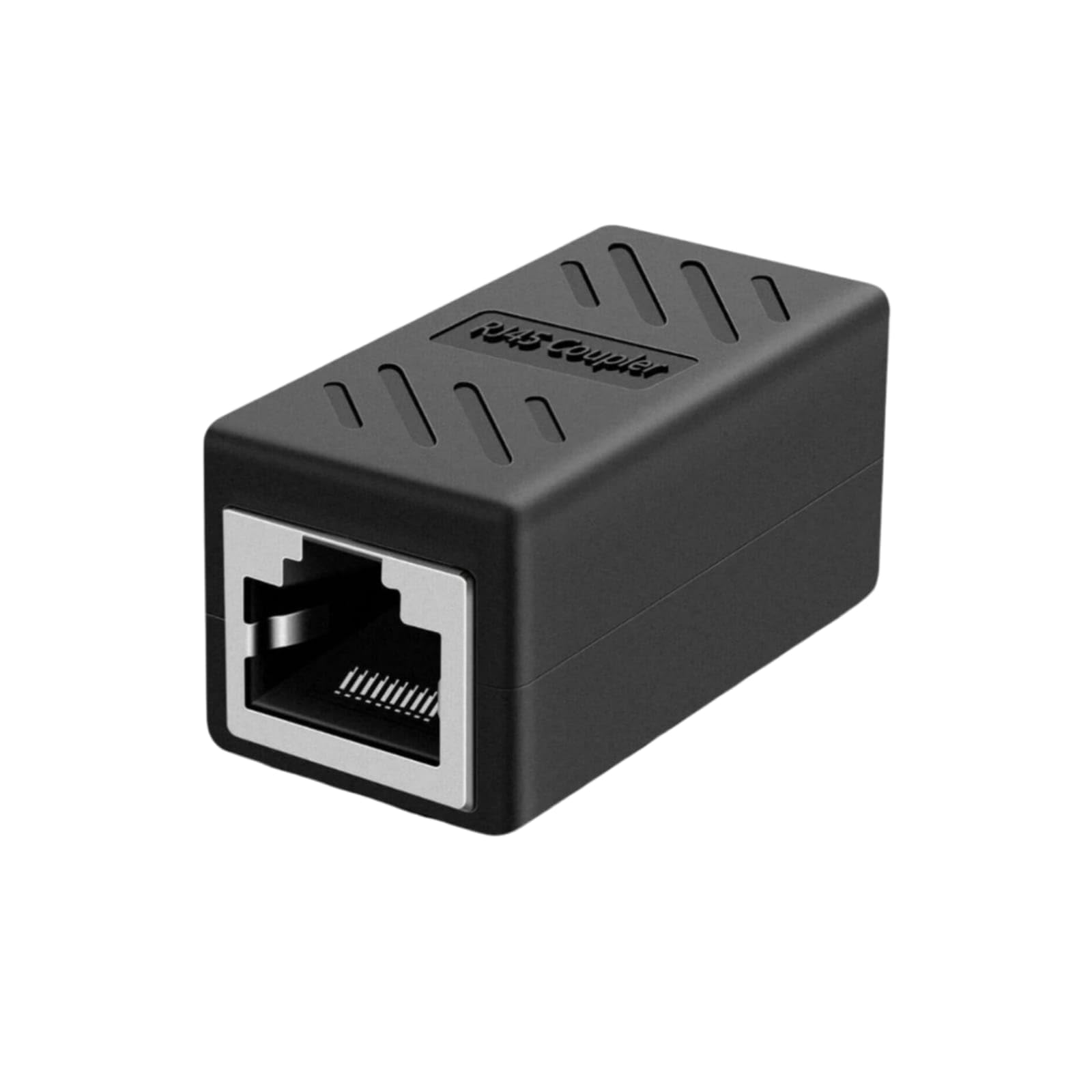 Speedio Metal RJ45 Ethernet Coupler – Rj45 Connector for Cat6, Cat5e, Cat5 Cables – Female to Female, High-Speed LAN Cable Extender, LAN Jointer or Rj45 Jointer 1