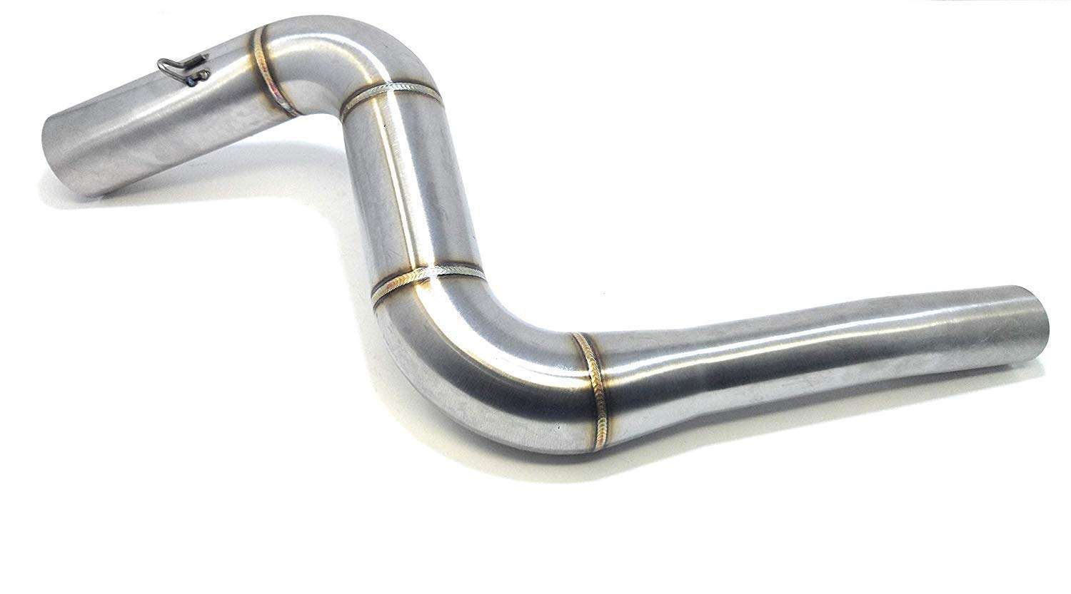 Aow Attractive Offer World Stainless Steel Exhaust Middle Muffler Bend Pipe for Bajaj Dominar 400/ Bajaj Pulsar RS200, Bend Pipe T-12 (Pack Of 1) 5