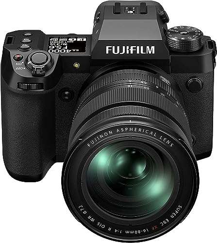 Fujifilm X-H2 40MP APS-C X-Trans Sensor|Pixel Shift|IBIS System|Ultra High Resolution Mirrorless Camera|8k 30p|Subject Tracking with XF16-80mm f/1:4 Lens for pro Photographers and videographers 1