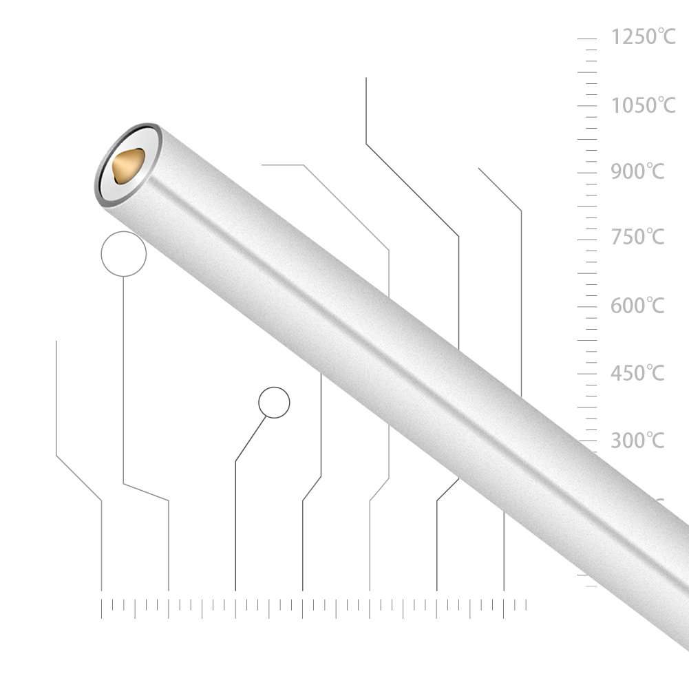EGT Thermocouple K Type for Exhaust Gas Temperature Probe Sensors with Exposed Tip and 1/8" NPT Thread Connector,Adjustable Pressure Lock 2