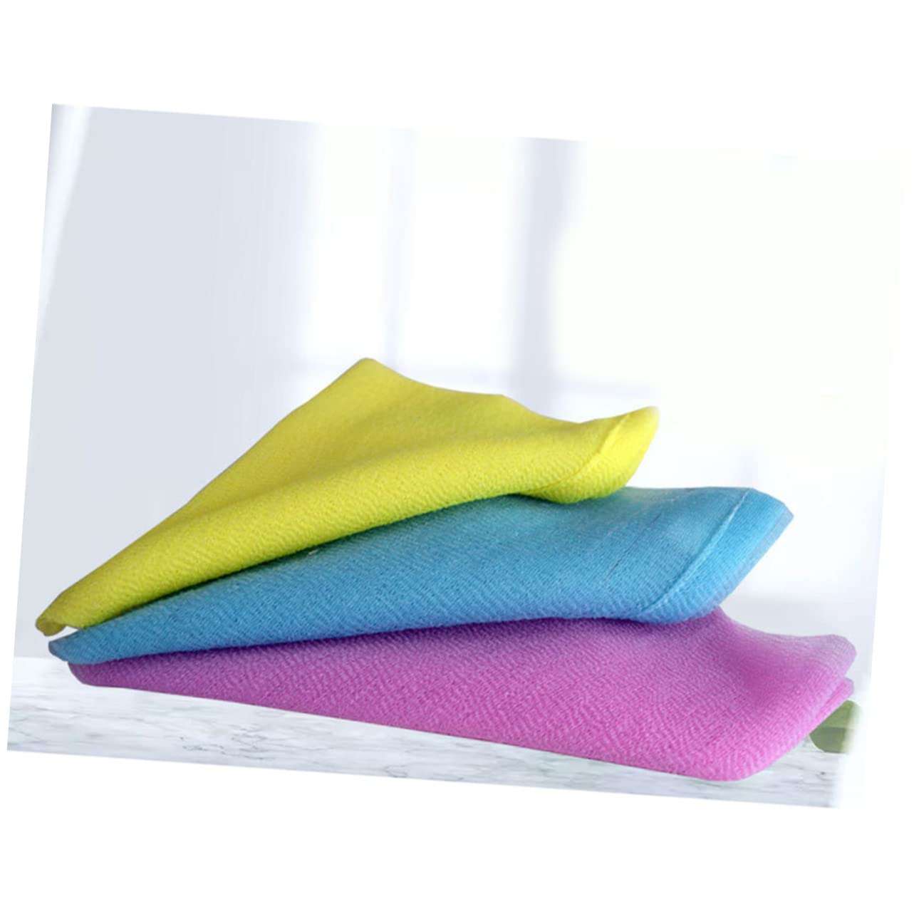 Beaupretty 4pcs Mixed Body Scrubbing Towel Exfoliating Bath Towel for Shower Back Back Scrubber 6