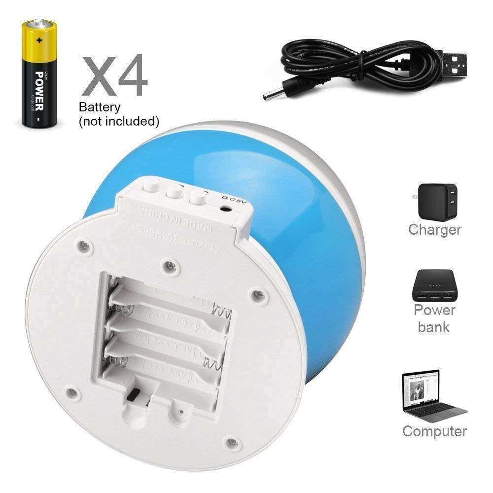 Taniry Romantic Sky Star Master Night Projector Lamp with USB 9 Colour 4 LED Rotation Baby Sleep Lighting USB Lamp Led Projection for Diwali Decor,Kid's Room, Home Decor (Multicolour) 4