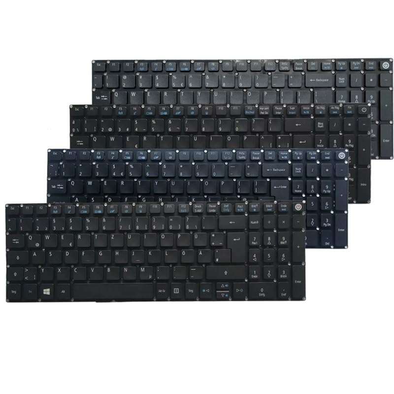 OEM New US/UK/Spanish/Latin/German Laptop Keyboard for Acer Travelmate P257-M P257-MG P258-MG P258-M P259-M P277-M P278-M Accessories (Color : UK with Backlit) 3