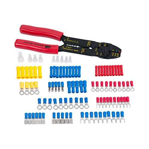Gardner Bender GK-15N 100 Piece Terminal Kit with Stripper/Crimper, 1/Kit