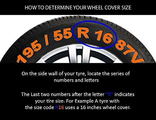 Oshotto Premium OSHO-WC19C 13-inch CHROME Paint Finish Universal Fitting-Push Type Car Wheel Cover (Set of 4) 5