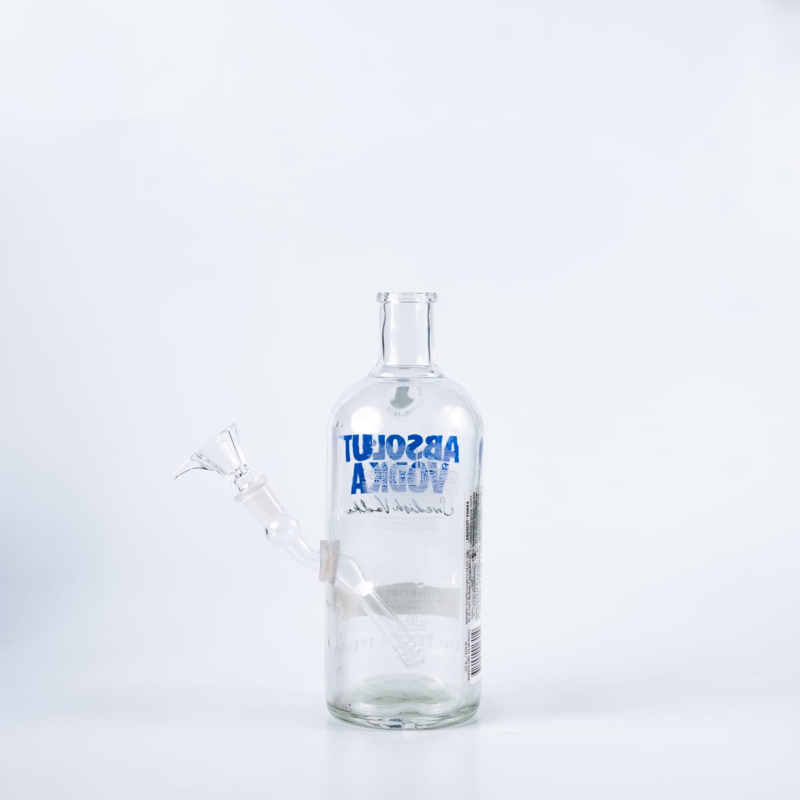 Smoke Station Absolute Heaven Bong Pot 800 Gram (Clear Blue) 11 inch Glass With 2 Pcs Shooter 4