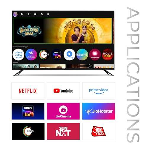 VW 109 cm (43 inches) OptimaX Series Full HD Smart QLED Android TV VW43AQ1 3