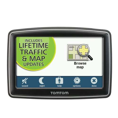TomTom XL 350TM 4.3-Inch Portable GPS Navigator (Lifetime Traffic and Maps Edition)(Discontinued by Manufacturer)