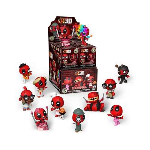 Funko Mystery Minis: Marvel Deadpool 30th - Collectible Vinyl Figure - Gift Idea - Official Merchandise - for Kids & Adults - Comic Books Fans - Mini Figure for Collectors and Display 1