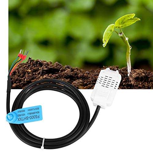 FS200-SHT3X Soil Temperature and Humidity Sensor Probe, High Accuracy Digital Output Humidity Temperature Sensor Soil Moisture Sensor Probe (SHT30) 2