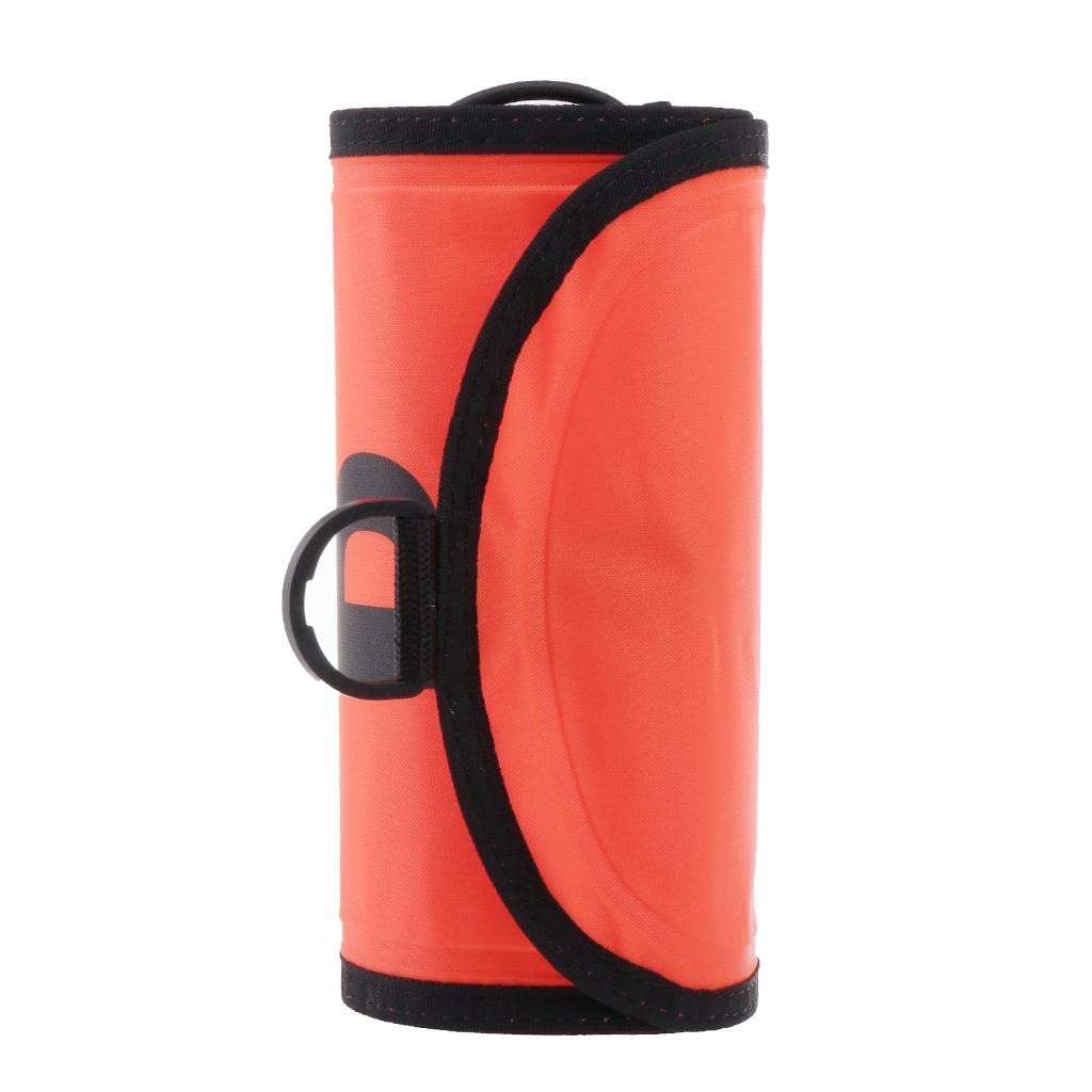 Scuba Diving Surface Marker Buoy SMB Safety Sausage Signal Sign Orange 4